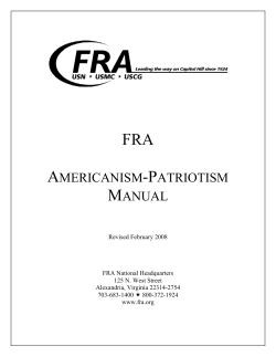 americanism-patriotism manual