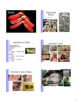 Seeds with photos - Missouri State University