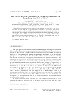 Total Electron Scattering Cross Sections of SiH4 and PH3 Molecules