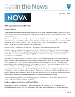 Hitting the Brain`s Reset Button