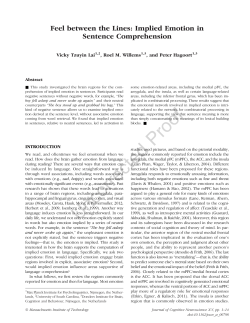 Feel between the Lines: Implied Emotion in Sentence Comprehension