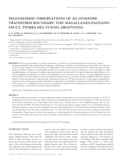 PALEOSEISMIC OBSERVATIONS OF AN ONSHORE TRANSFORM