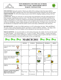 March newsletter 11pub.pub - New Horizons Country Day School