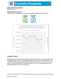 Total Value of Construction and Number of Building Permits in