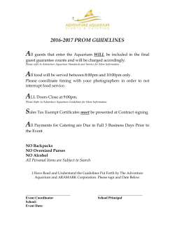 2016-2017 PROM GUIDELINES