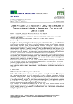 Crosslinking and Decomposition of Epoxy Resins Induced by