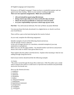 AP Language - Pompano Beach High School