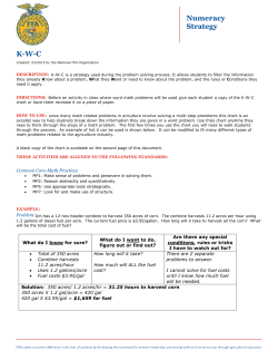KWC - National FFA Organization