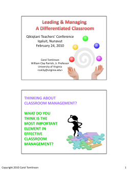 thinking about classroom management? what do