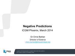 Negative Predictions