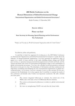 2005 Berlin Conference on the