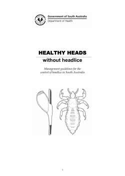 Healthy heads without head lice