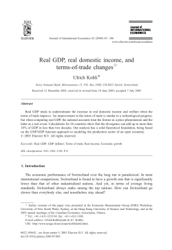 Real GDP, real domestic income, and terms-of