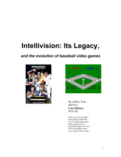 Intellivision: Its Legacy,