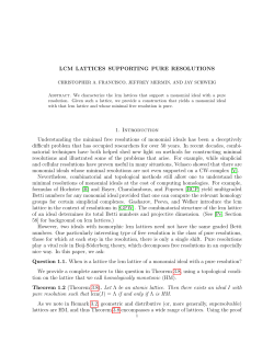 Lcm lattices supporting pure resolutions