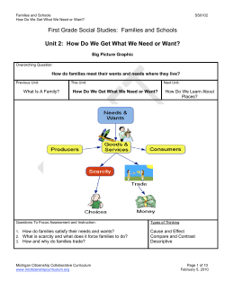 First Grade Social Studies - Hannahville Indian School