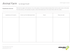 Animal Farm by George Orwell
