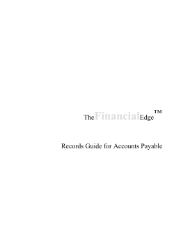 Accounts Payable Records Guide