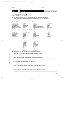 Africa Political map