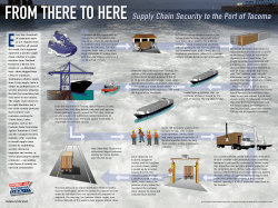 From There To here Supply Chain Security to the Port of Tacoma