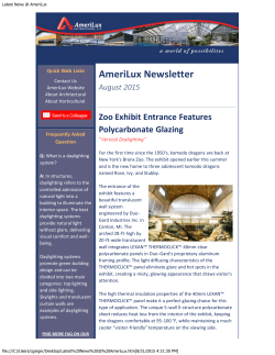 August 2015 - AmeriLux International