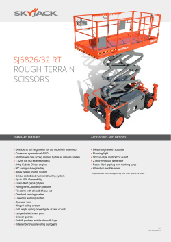 sj6826/32 rt rough terrain scissors