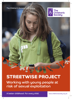 streetwise project - The Children`s Society