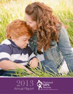 Annual Report - National MPS Society