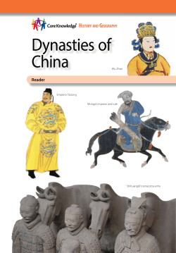 Dynasties of China