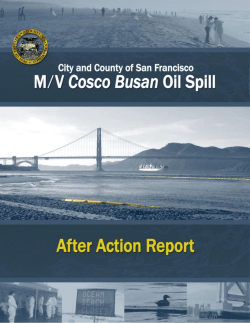 Cosco Busan After Action Report - San Francisco Department of