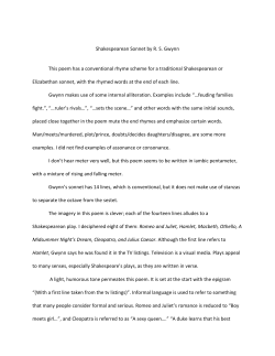 Shakespearean Sonnet by R. S