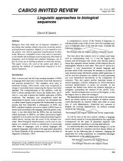 cabios invited review - Oxford Academic