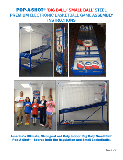 POP-A-SHOT&reg; `BIG BALL/ SMALL BALL` STEEL PREMIUM