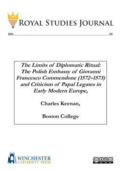 The Limits of Diplomatic Ritual