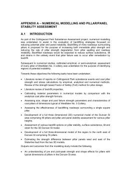 Appendix A - Department of Natural Resources and Mines