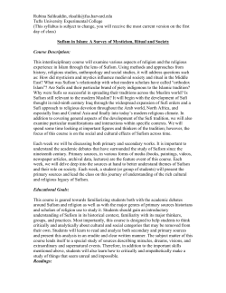 Sufism in Islam: A Survey of Mysticism, Ritual and