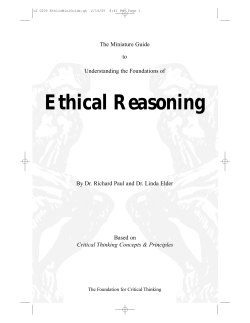 Ethical Reasoning - Semantic Scholar