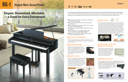 Digital Mini-Grand Piano RG-1