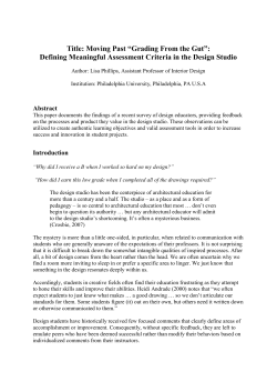 Moving Past &ldquo;Grading From the Gut&rdquo;