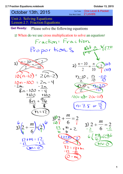 2.7 Fraction Equations.notebook