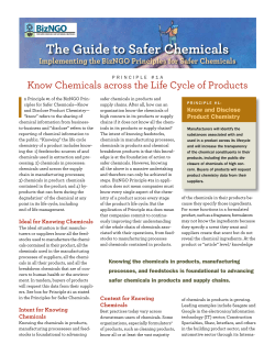 The Guide to Safer Chemicals