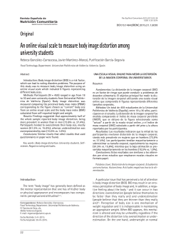 An online visual scale to measure body image distortion among