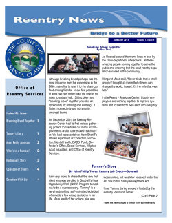 Office of Reentry Services - the County of Santa Clara