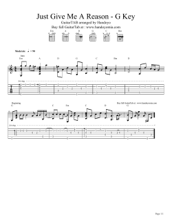 Just Give Me A Reason