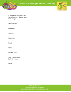 Techno (130 beats per minute) (Track # 6)