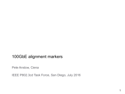 100GbE alignment markers