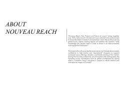 Programme - Nouveau Reach