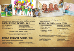 in-room birthday package