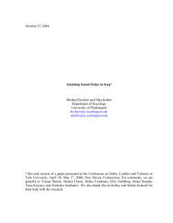 Theory of indirect rule - University of Washington