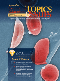 April 2017 - American Medical Technologists